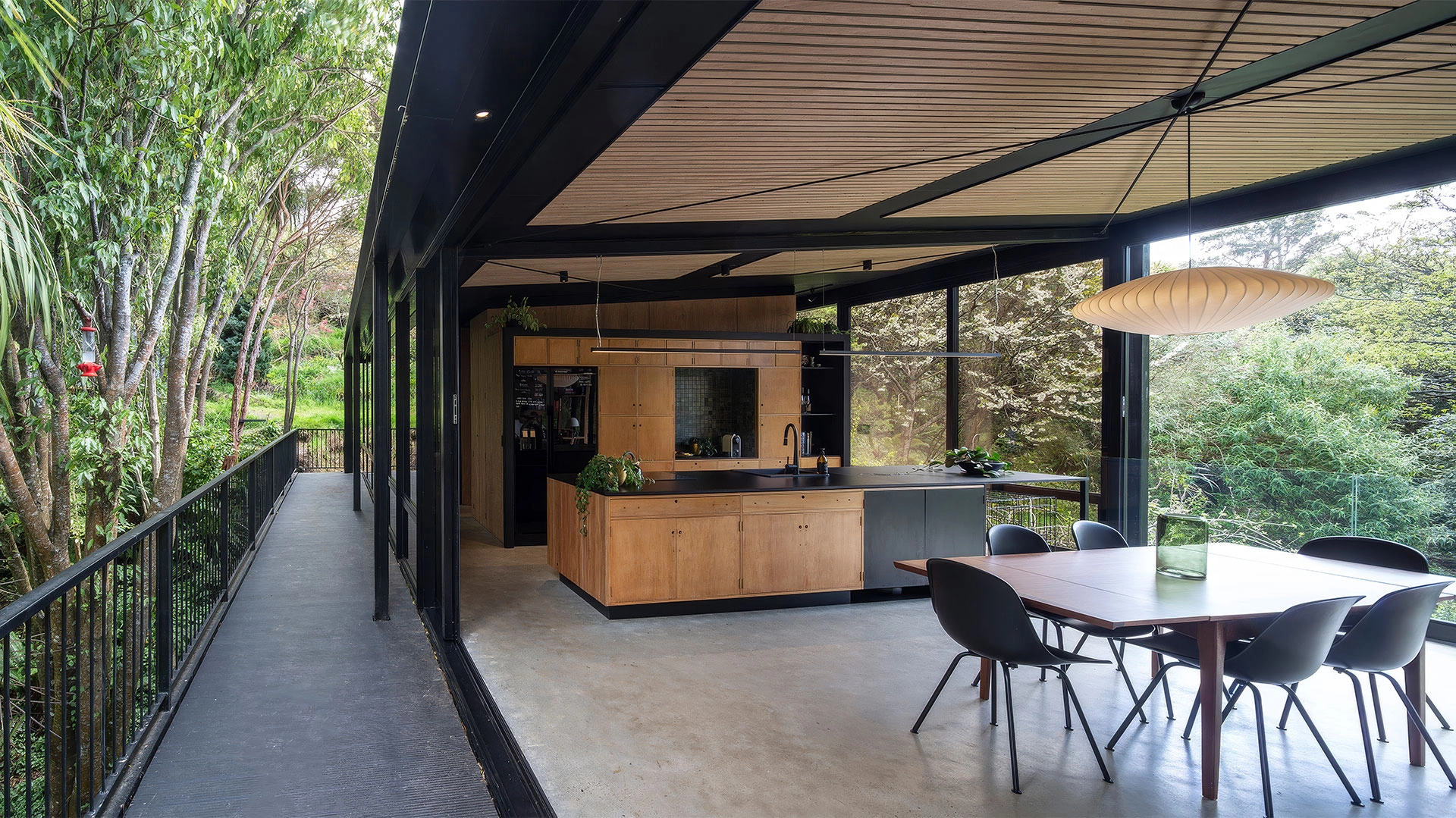 Open air kitchen